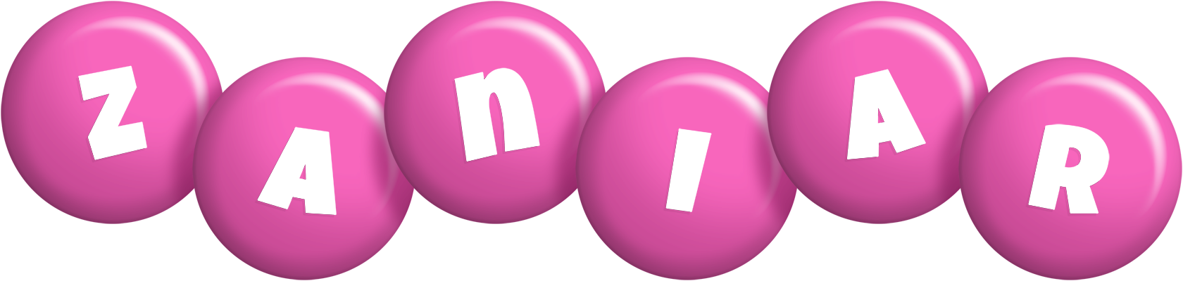 Zaniar candy-pink logo