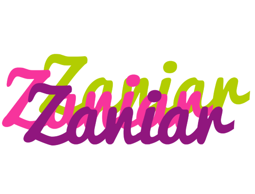 Zaniar flowers logo