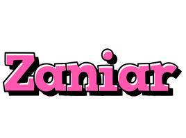 Zaniar girlish logo