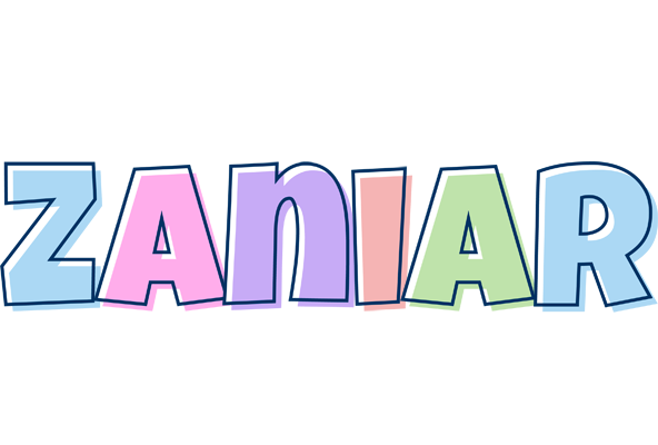 Zaniar pastel logo