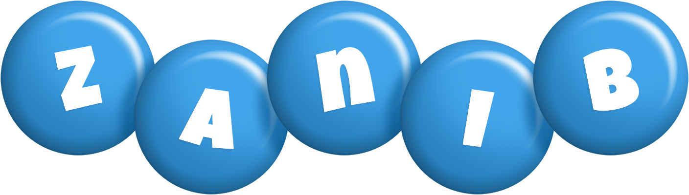 Zanib candy-blue logo