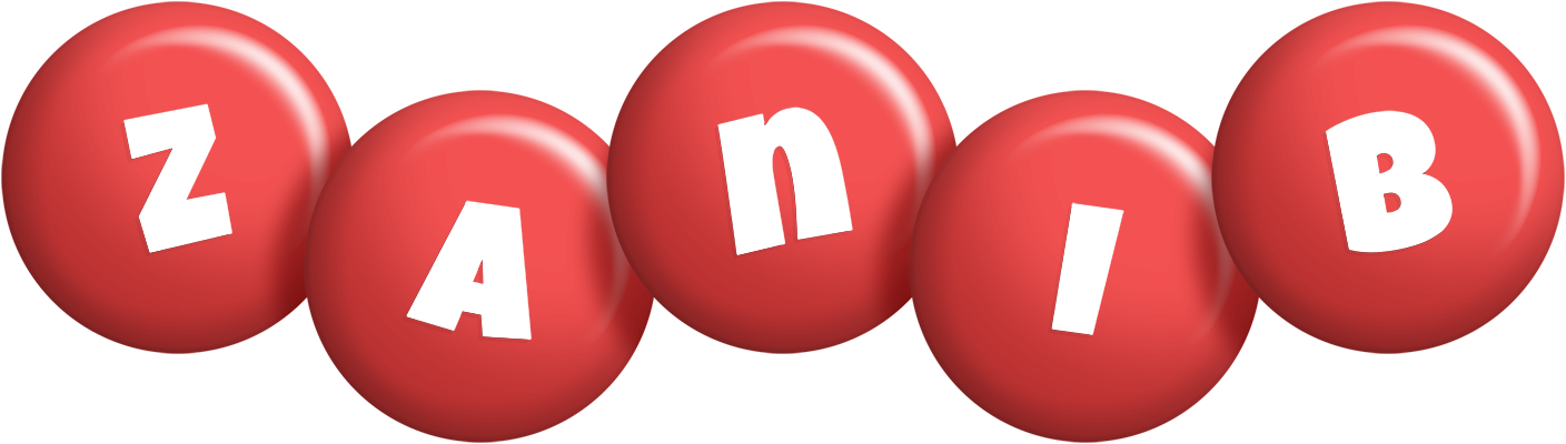 Zanib candy-red logo