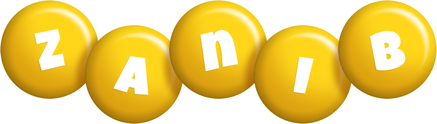 Zanib candy-yellow logo
