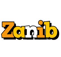 Zanib cartoon logo