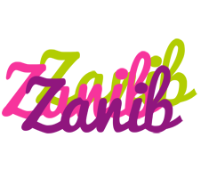 Zanib flowers logo