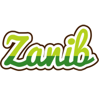 Zanib golfing logo