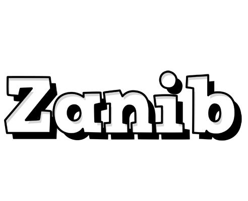 Zanib snowing logo