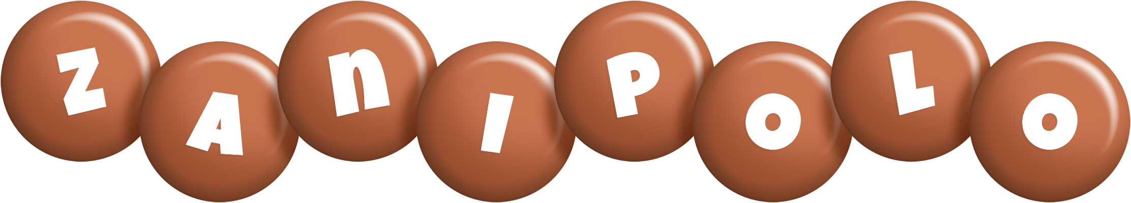 Zanipolo candy-brown logo