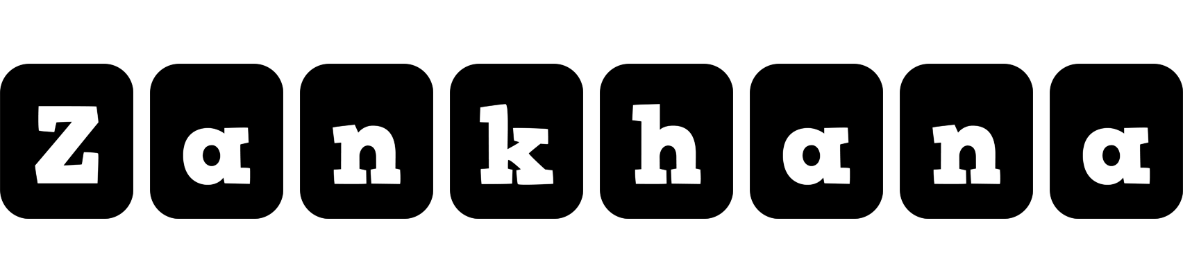 Zankhana box logo