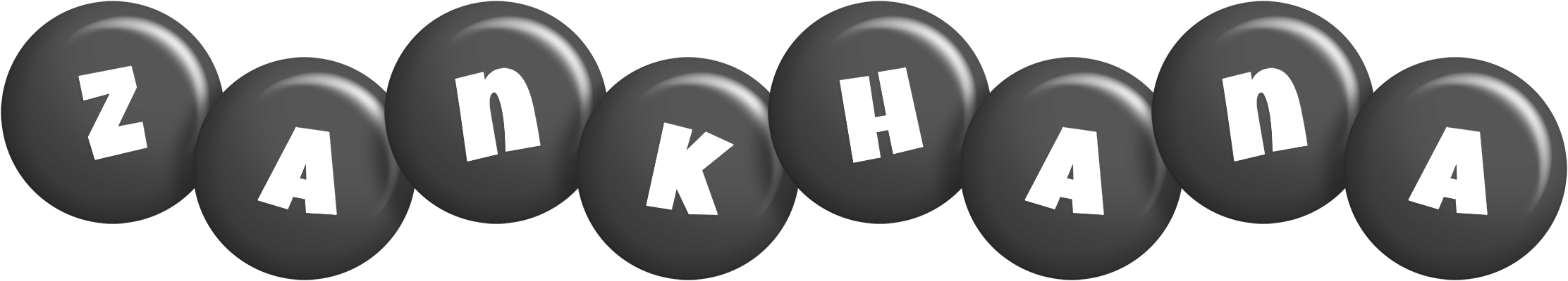 Zankhana candy-black logo