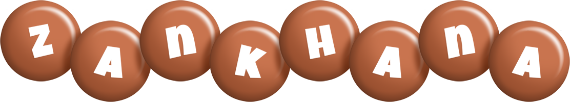 Zankhana candy-brown logo