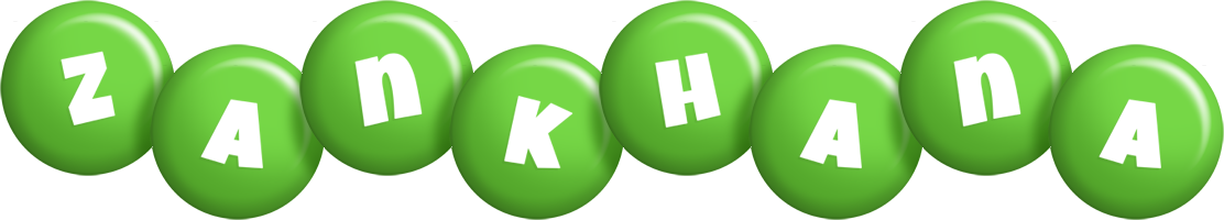 Zankhana candy-green logo