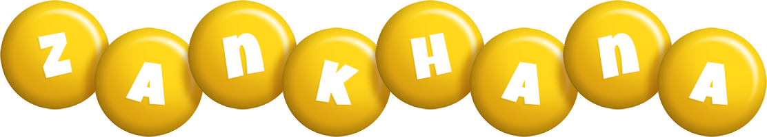 Zankhana candy-yellow logo