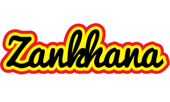 Zankhana flaming logo