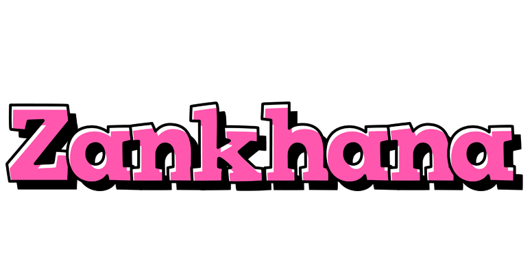 Zankhana girlish logo