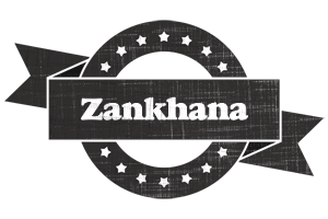 Zankhana grunge logo