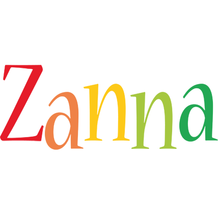 Zanna birthday logo