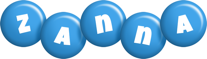 Zanna candy-blue logo