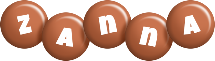 Zanna candy-brown logo