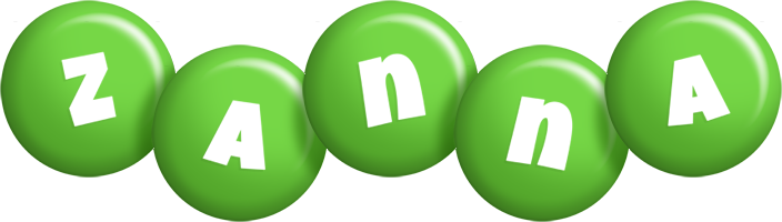 Zanna candy-green logo