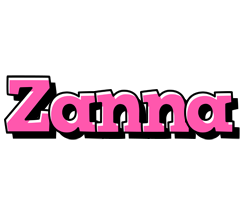 Zanna girlish logo