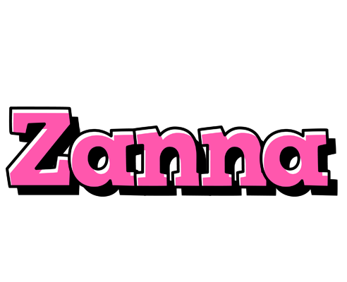 Zanna girlish logo