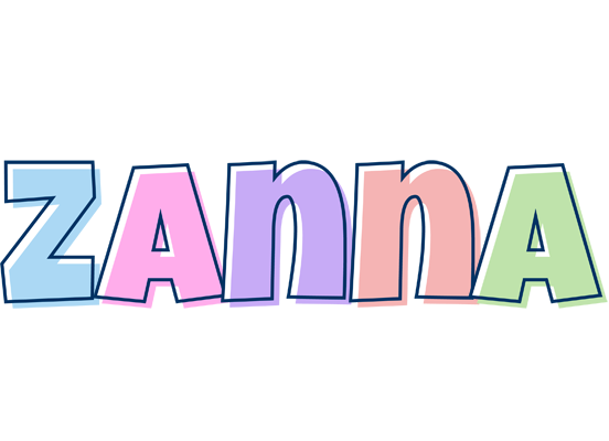 Zanna pastel logo