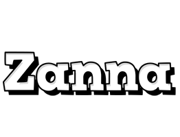 Zanna snowing logo