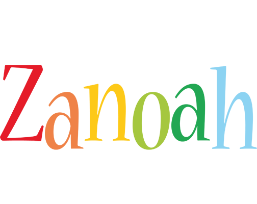 Zanoah birthday logo