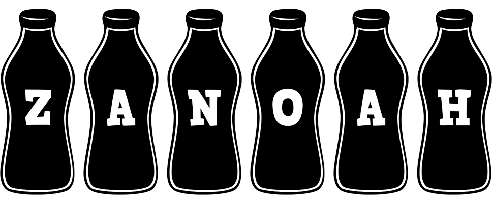 Zanoah bottle logo