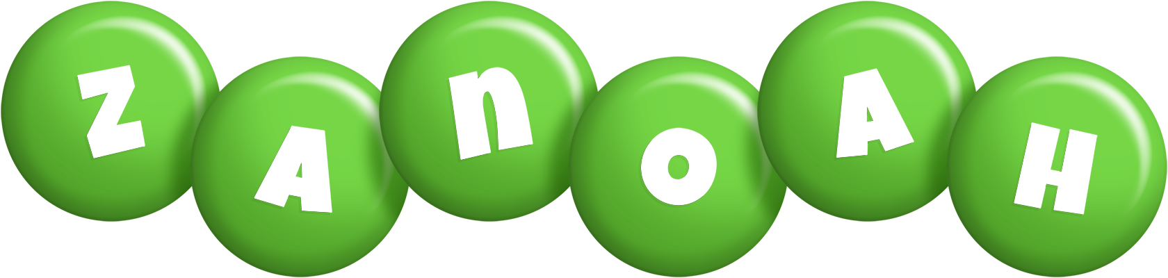 Zanoah candy-green logo