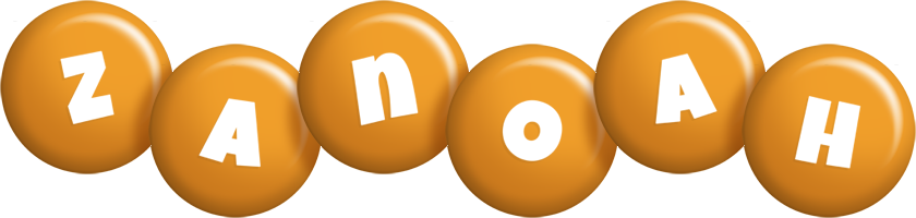 Zanoah candy-orange logo