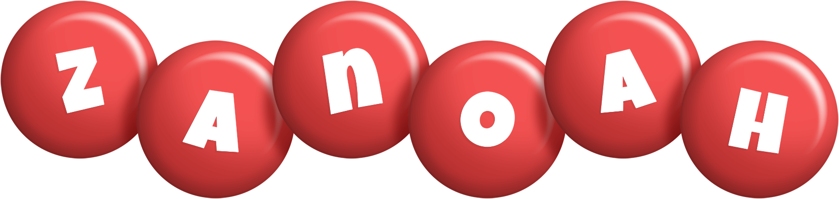 Zanoah candy-red logo