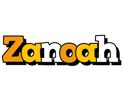 Zanoah cartoon logo