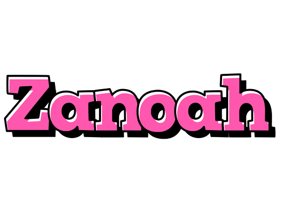 Zanoah girlish logo