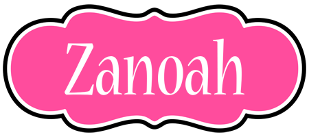 Zanoah invitation logo