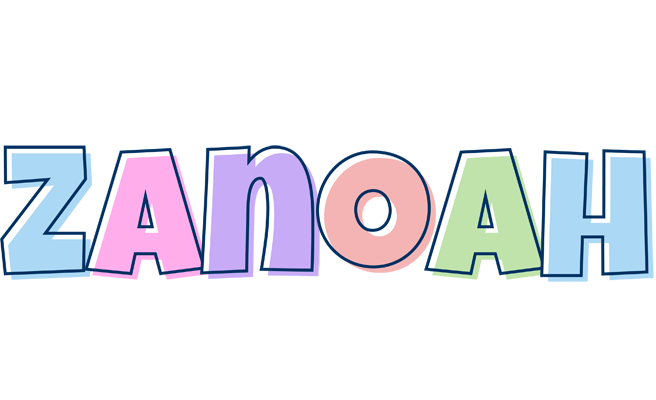 Zanoah pastel logo