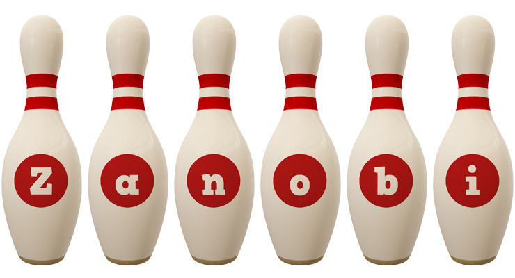 Zanobi bowling-pin logo