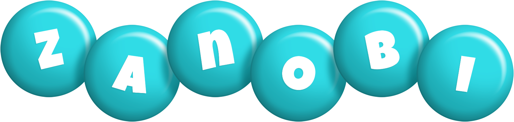 Zanobi candy-azur logo
