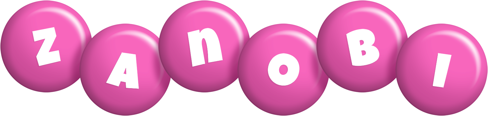 Zanobi candy-pink logo