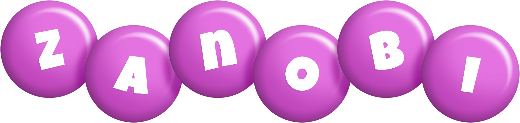Zanobi candy-purple logo