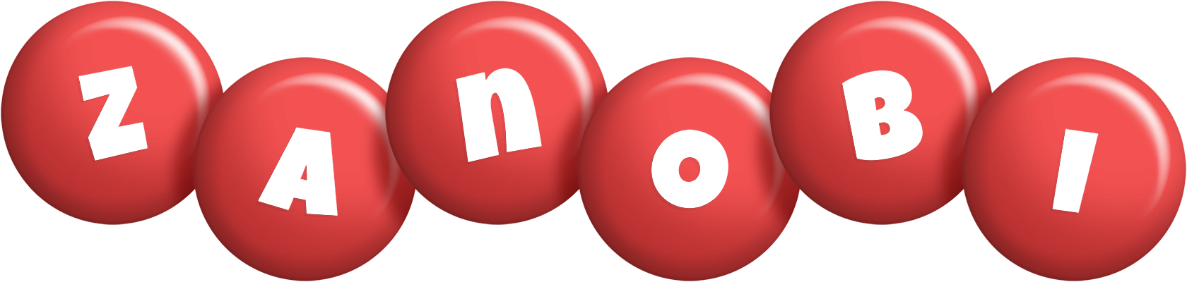 Zanobi candy-red logo
