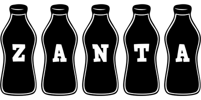 Zanta bottle logo