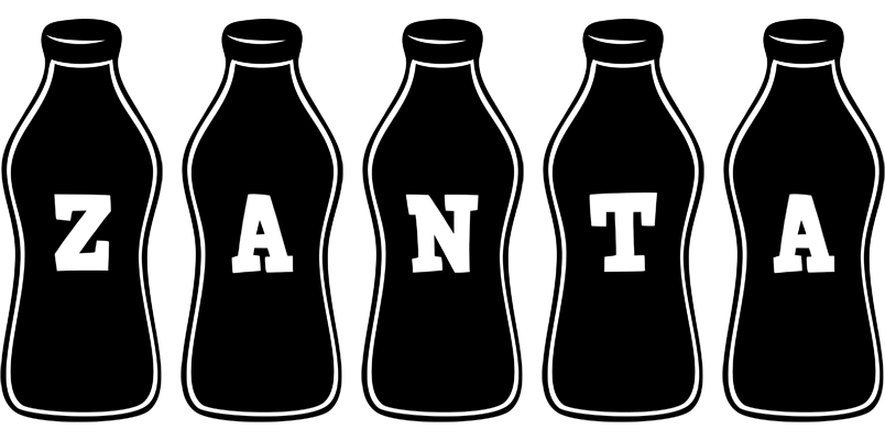 Zanta bottle logo