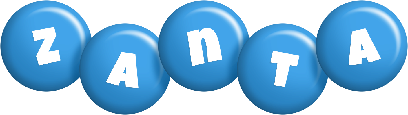 Zanta candy-blue logo