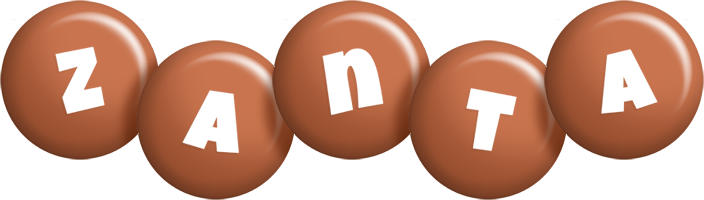 Zanta candy-brown logo