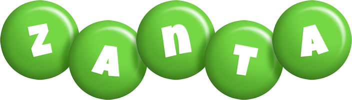 Zanta candy-green logo