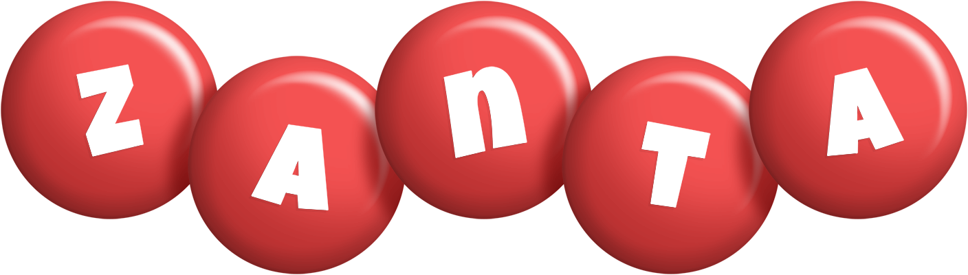 Zanta candy-red logo