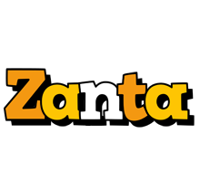 Zanta cartoon logo