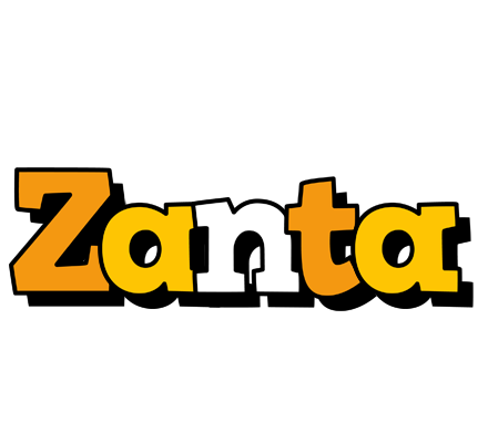 Zanta cartoon logo